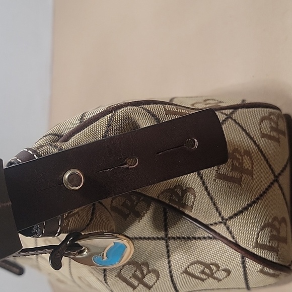 Dooney & Bourke Vintage Y2K Signature Monogram Shoulder Bag w/ Matching Wallet - Picture 8 of 16